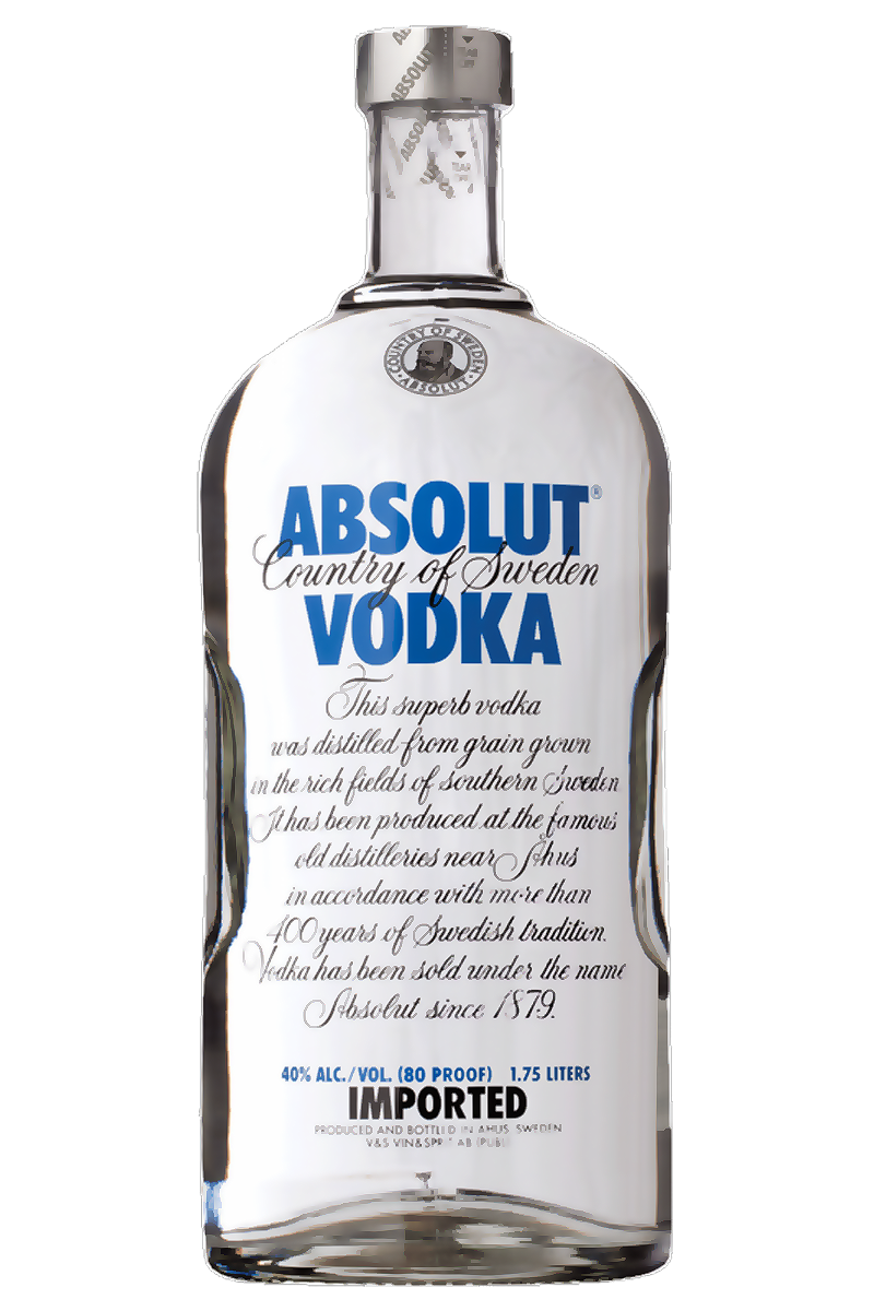 1.75 Spirits Absolut Vodka Exchange Swedish | Craft LT