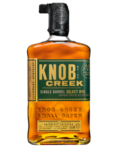 Knob Creek Single Barrel Select Rye 115 Proof Whiskey