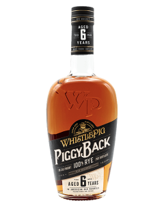 WhistlePig PiggyBack 6 Year Rye Whiskey 750 ML