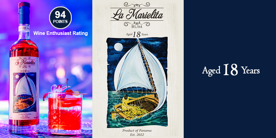 La Marielita Rum. Wine Enthusiast Rating: 94 points. Aged 18 years
